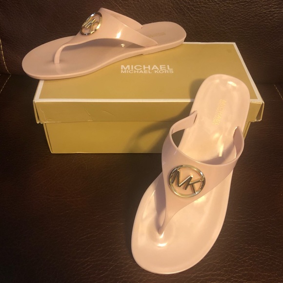 Michael Kors Shoes - MICHAEL KORS Signature Jelly Sandal Size 8 Pink